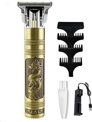 HouseOfCommon Hair Trimmer XY126 Trimmer 120 min  Runtime 4 Length Settings(Gold)