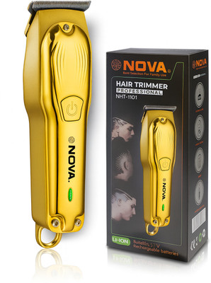 NOVA NHT 1102 Trimmer 120 min  Runtime 4 Length Settings(Gold)
