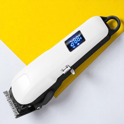 Nilesawar X990 Adjustable Beard & Hair Trimmer – Rechargeable & Stylish Fully Waterproof Trimmer 244 min  Runtime 4 Length Settings(White)