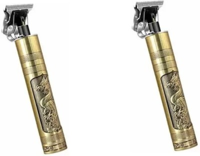 UZAN Golden Trimmer For Men & Women Clippers Haircut Grooming Kit Trimmer pack(2)  Shaver For Men(Gold)