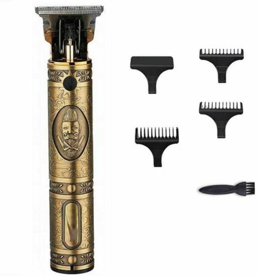 FINARO TRIMMER-120.min Runtime 4 Length Settings 0OKP Trimmer 120 min  Runtime 4 Length Settings(Gold)