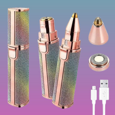 POLYGON 2IN1FLALESS477 Trimmer 70 min  Runtime 2 Length Settings(Multicolor)