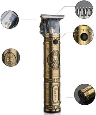 Kabeer enterprises Maxtop t99 Professional Golden Metal Body Trimmer kit K68 Trimmer 120 min  Runtime 4 Length Settings(Rose Gold)