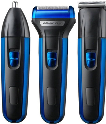 Geemy Hair trimmer professional 3 in 1 clipper and shaver mem Body Groomer 120 min  Runtime 4 Length Settings(Multicolor)