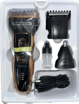 Geemy Gn-595 Trimmer 60 min  Runtime 4 Length Settings(Multicolor)