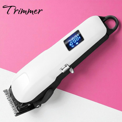 Shamsa X703 Waterproof Hair Trimmer for Men – Professional & Sleek Fully Waterproof Trimmer 244 min  Runtime 4 Length Settings(White)