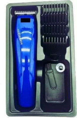 Rawnrich PN--AT-528-GREY- Rechargeable Battery Sharp Blade Trimmer 60 min  Runtime 4 Length Settings(Black)