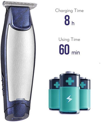 A Gmeemy Sharp Blade Gm - 6025 Electric Rechargeable Hair and Beard Trimmer Trimmer 60 min  Runtime 3 Length Settings(Multicolor)