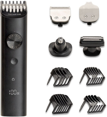 Mi Grooming kit Pro Fully Waterproof Trimmer 90 min  Runtime 40 Length Settings(Black)