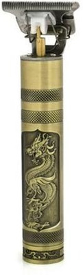 Podnix Dragon Design Electric Trimmer Men | Trimmer Blade | Painless Hair Remover 2 Trimmer 120 min  Runtime 4 Length Settings(Gold)