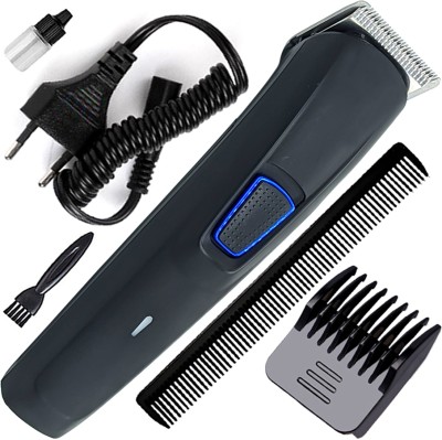 Zemei Q New Professional Fast Charging Hair Clipper Razor Rechargeable Beard Moustache Fully Waterproof Trimmer 90 min  Runtime 4 Length Settings(Black)