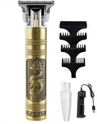Podnix Dragon Design Electric Trimmer Men | Trimmer Blade | Painless Hair Remover 52 Trimmer 120 min  Runtime 4 Length Settings(Gold)