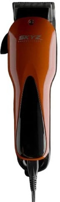 SKYZ PROFESSIONAL _A_020_Men'sTrimmer_Silver Trimmer 180 min  Runtime 20 Length Settings(Red)