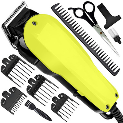 MDSB Wired Electric Low Fully Waterproof Trimmer 0 min  Runtime 7 Length Settings(Yellow)