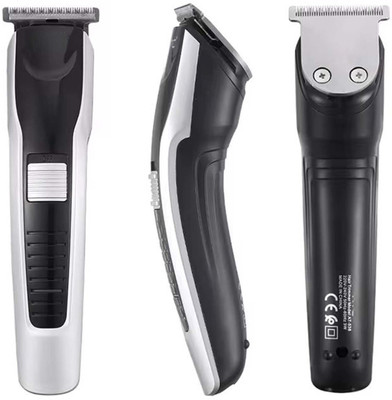 funkish Professional Hair Trimmer for Men, Hair Clipper Trimmer 120 min  Runtime 4 Length Settings(Black, Silver)