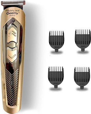 Profiline GEEIMY GM-6110 GOLD Trimmer 60 min  Runtime 1 Length Settings(Gold)