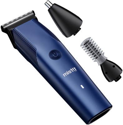 Misfit Groom 100 3-in-1 Trimmer 120 min  Runtime 5 Length Settings(Blue)