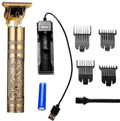 Baleds Professional MaxtopT99 Rechargeable Cordless Electric Blade Beard Trimmer C8 Fully Waterproof Trimmer 60 min  Runtime 4 Length Settings(Rose Gold)