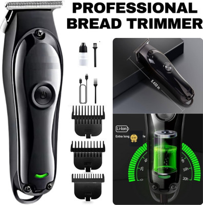Cosx AT-118 Professionals Trimmer T6 Fully Waterproof Trimmer 120 min  Runtime 5 Length Settings(Black)