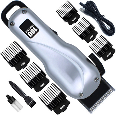 GCDS Professional Rechargeable Hair Clipper Electric Razor Wet & Dry Beard Moustache Fully Waterproof Grooming Kit 90 min  Runtime 6 Length Settings(Multicolor)