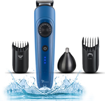 Syska HT950 Trimmer 120 min  Runtime 40 Length Settings(Blue)