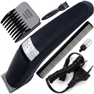 Zemei S New Professional Fast Charging Hair Clipper Razor Rechargeable Beard Moustache Fully Waterproof Trimmer 90 min  Runtime 4 Length Settings(Black)