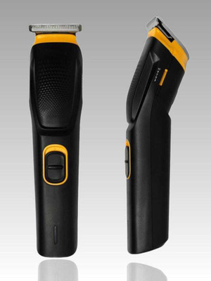 CozyFox AT-509+Professional Rechargeable Hair Clipper and Trimmer for Men Fully Waterproof Trimmer 45 min  Runtime 4 Length Settings(Black, Yellow)