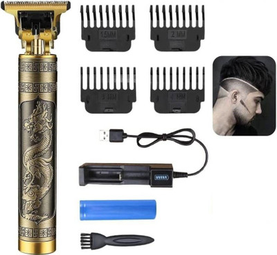 HouseOfCommon Hair Trimmer XY101 Trimmer 120 min  Runtime 4 Length Settings(Gold)