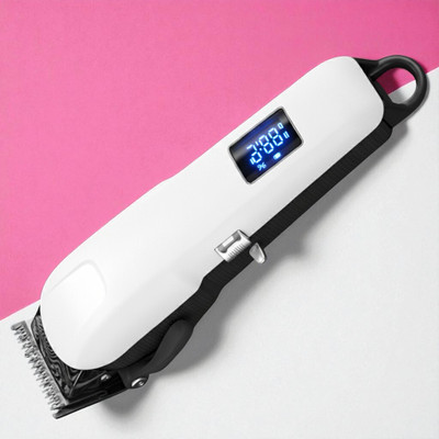 3BAAN X855 Adjustable Beard & Hair Trimmer – Rechargeable & Stylish Fully Waterproof Trimmer 244 min  Runtime 4 Length Settings(White)