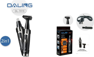 DALING DL-7019 Trimmer 50 min  Runtime 2 Length Settings(Black)
