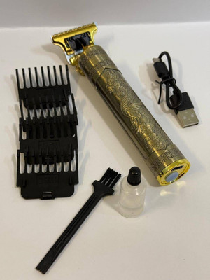 VoltGroove VG-001 Fully Waterproof Trimmer 90 min  Runtime 4 Length Settings(Gold)