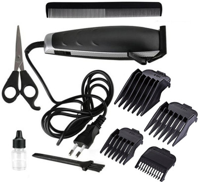 QUT Men Professional Electric Waterproof Powerful Corded Beard Mustache Trimmer Ultra Trim Hair Clipper Multigrooming Kit Hair Clipper Beard Trimmer Trimmer 0 min  Runtime 4 Length Settings(Multicolor)