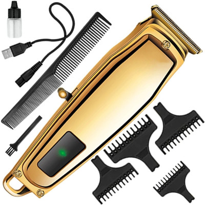 HJKSA LED Display Rechargeable Hair Shaver New hair trimmer for man Trimmer 75 min  Runtime 4 Length Settings(Multicolor)