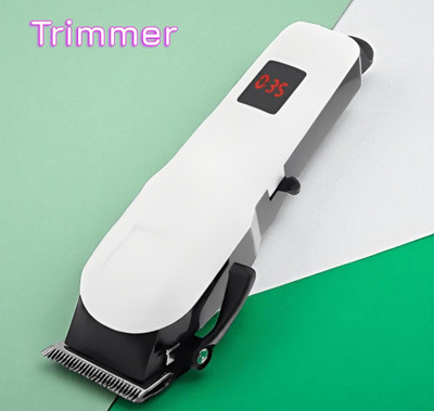 3BAAN X208 Waterproof Hair Trimmer for Men – Professional & Sleek Fully Waterproof Trimmer 244 min  Runtime 4 Length Settings(White)