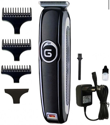 Geemy GM-6050 Fully Waterproof Trimmer 70 min  Runtime 3 Length Settings(Black)