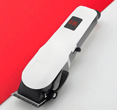 Shamsa X350 Professional Grooming Trimmer – Waterproof & Sleek Design Fully Waterproof Trimmer 244 min  Runtime 4 Length Settings(White)