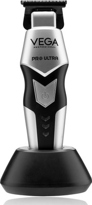 Vega Professional Pro Ultra Professional Hair Trimmer With BLDC Motor Trimmer 360 min  Runtime 1 Length Settings(Silver)
