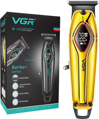 VGR V-945 Professional Trimmer 180 min  Runtime 4 Length Settings(Gold)