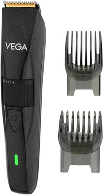 VEGA Power Series P-2 Beard Trimmer for Men Trimmer 160 min  Runtime 40 Length Settings(Black)
