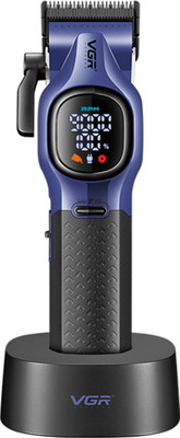 VGR V-886C Professional Clipper, Trimmer 200 min  Runtime 7 Length Settings(Purple, Black)