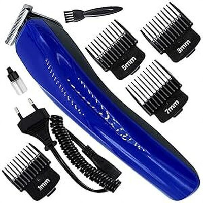 Rawnrich (AT-528_Blue) PROFESSIONAL TRIMMER Trimmer 60 min  Runtime 4 Length Settings(Black)