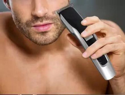 ZATCO Hair TRIMMER 538-TRIMMER Professional Hair Trimmer Fully Waterproof Trimmer 60 min  Runtime 4 Length Settings(Silver, Black)