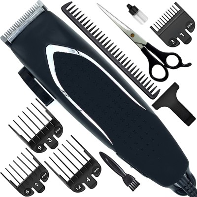 RPMG BS New Heavy Duty Salon Use High Quality Low Noise Hair Clipper Beard Moustache Fully Waterproof Trimmer 510 min  Runtime 7 Length Settings(Black)