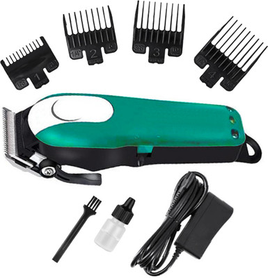 Crostal Professional Rechargeable Powerful High Power Shaver Trimmer Fully Waterproof Trimmer 120 min  Runtime 3 Length Settings(Green, Silver, Brown)