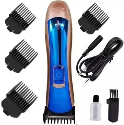 KEE MEI Electric Rechargeable Trimmer Beard Shaver Stylish Hair Clipper For Men Trimmer 45 min  Runtime 4 Length Settings(Blue, Red, Black)