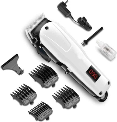 ZATCO Hair rimmer 120 min Runtime 5 Length Settings (White Fully Waterproof Trimmer 120 min  Runtime 4 Length Settings(White)