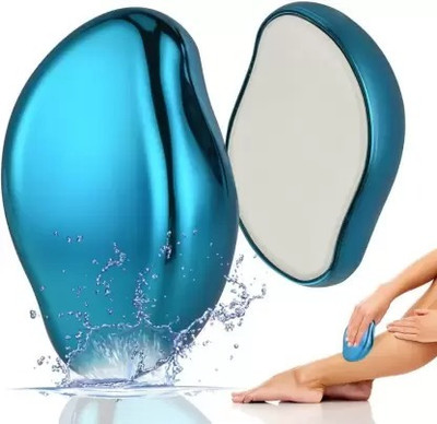 RHONNIUM Crystal Hair 01 Trimmer 0 min  Runtime 1 Length Settings(Blue)