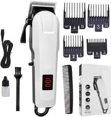 Dazzel Flex DF - 809A PROFESSIONAL TRIMMER with 240min Runtime. Fully Waterproof Trimmer 240 min  Runtime 4 Length Settings(White, Black)