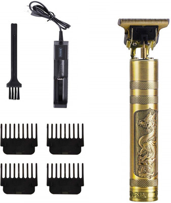 Podnix Dragon Design Electric Trimmer Men | Trimmer Blade | Painless Hair Remover 203 Trimmer 120 min  Runtime 4 Length Settings(Gold)