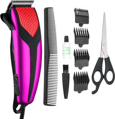 Crostal New Professional Electric Trimmer Shaver Hair Clipper For men Fully Waterproof Trimmer 0 min  Runtime 4 Length Settings(Pink, Rose Gold, Black, Silver)